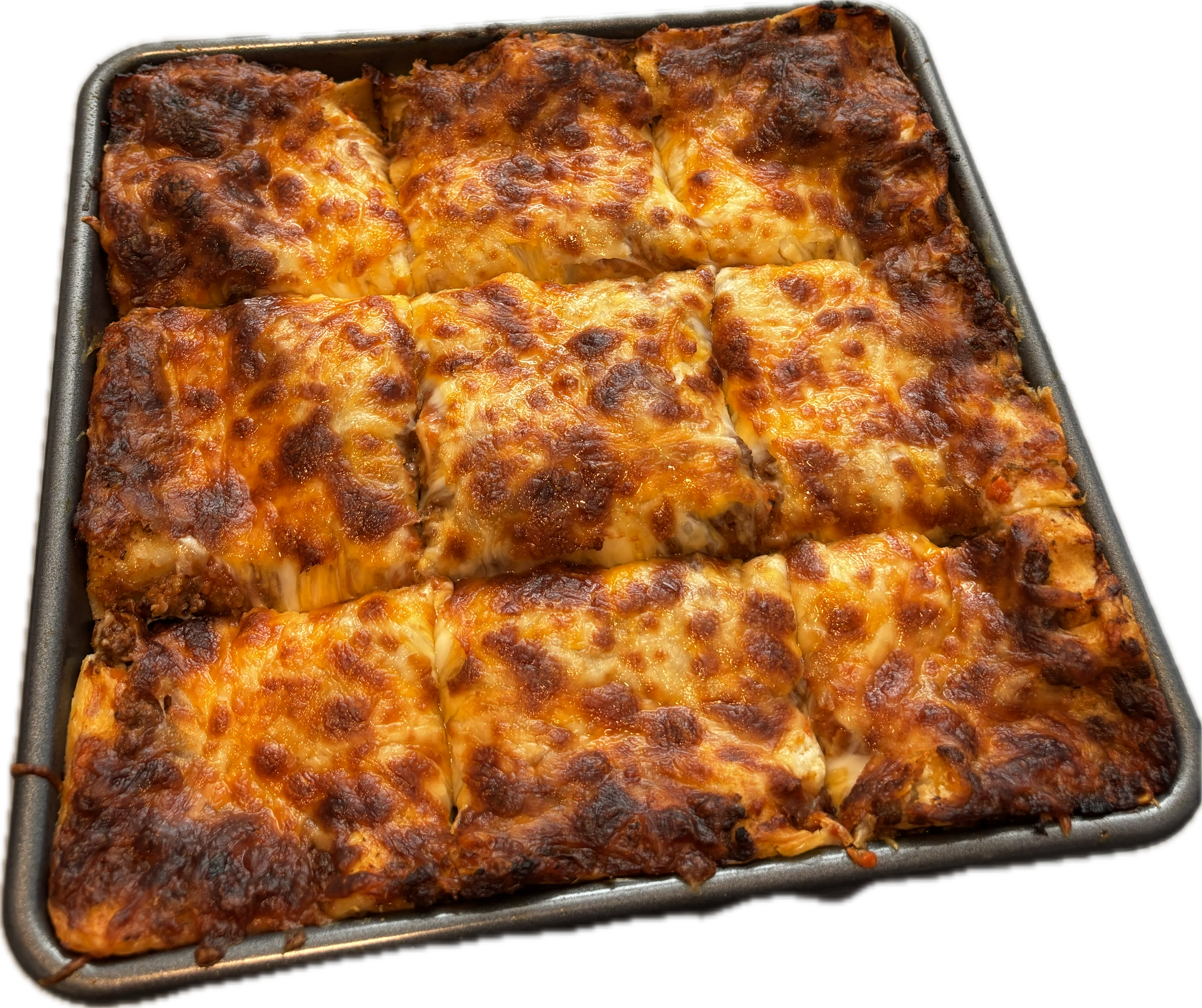 Lasagna-browned